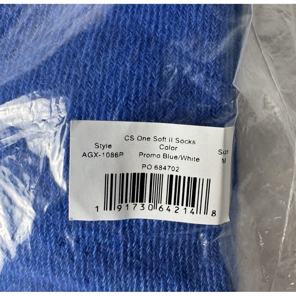 Capelli Sport Blue Soccer Socks Medium One Soft II Youth/mens 5-6.5 Womens 6.5-8 - Picture 5 of 6